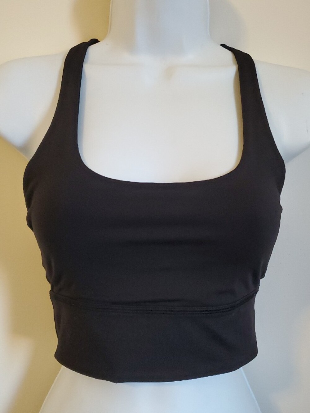 lululemon athletica Black Strappy-Back Sports Bra